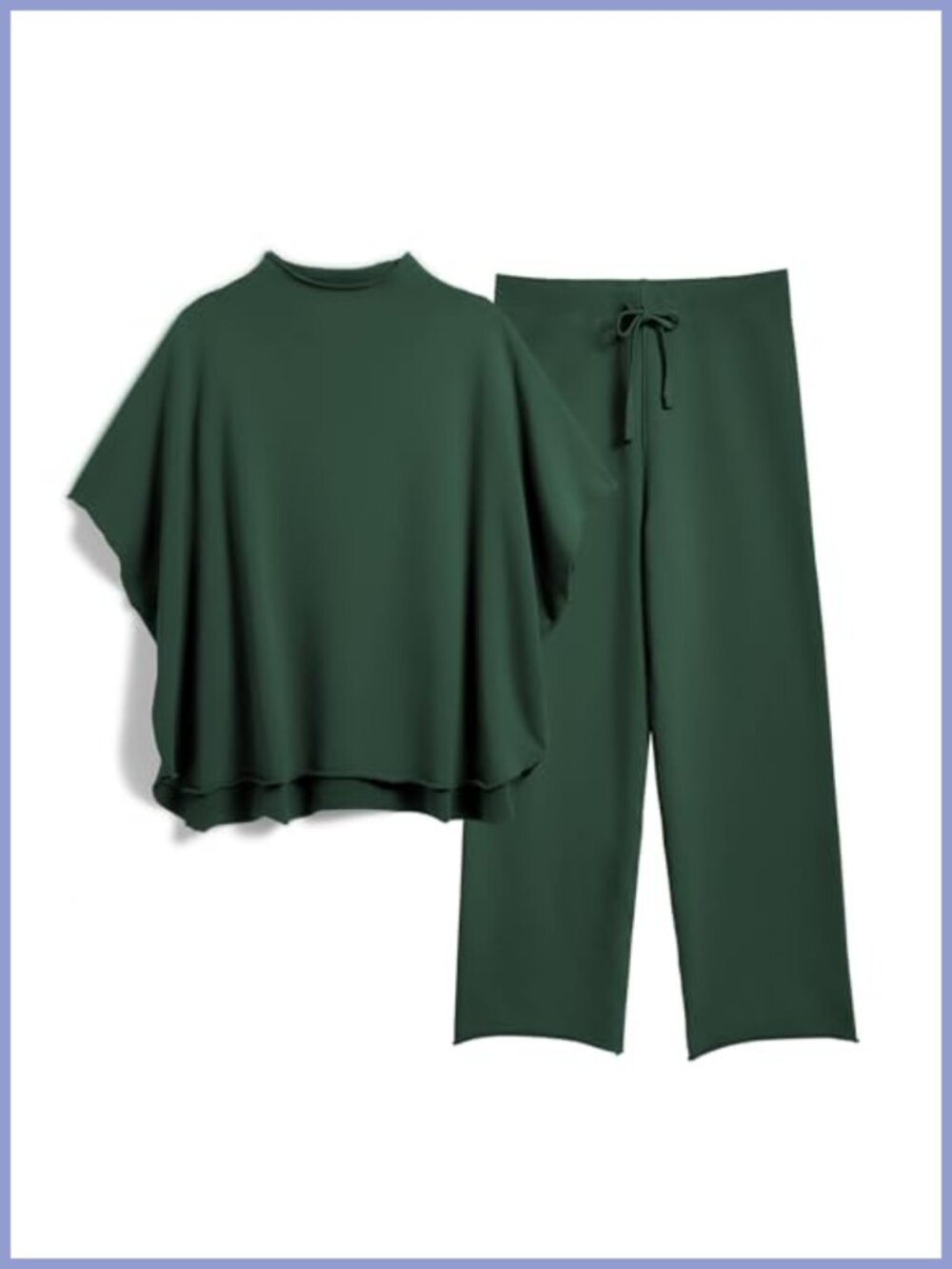 Women's Two Piece Lounge Set Short Sleeve Top Wide Leg Pants